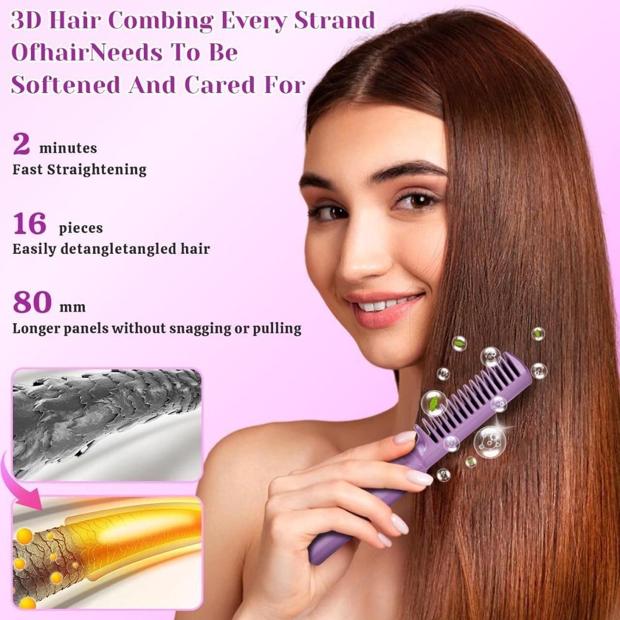 Portable Wireless Hair Straightener