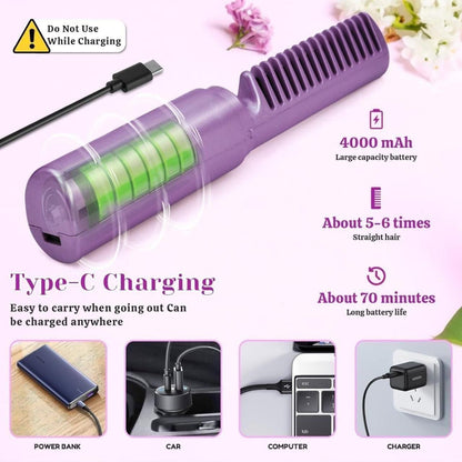Portable Wireless Hair Straightener