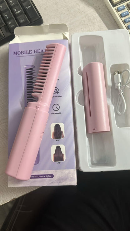 Portable Wireless Hair Straightener