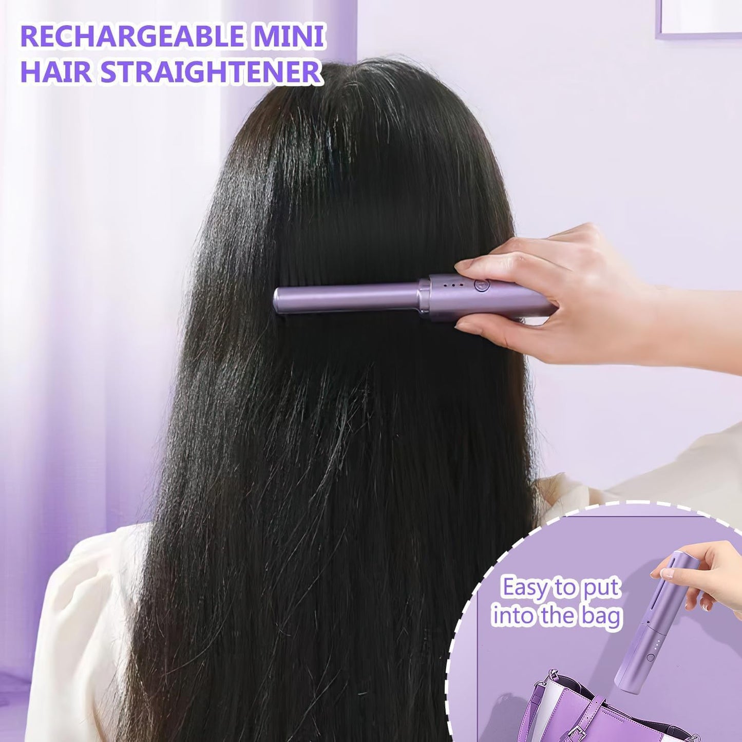 Portable Wireless Hair Straightener