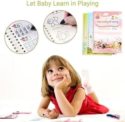 WRITING MAGIC BOOK FOR KIDS EVAPORATIVE INK REUSABLE